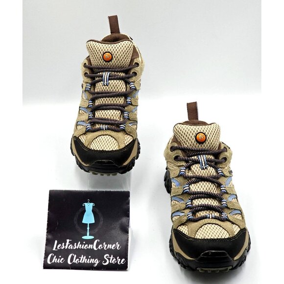 Merrell Women's Dusty Olive Moab 3 Performance Hiking Shoe Vibram Sole Sz 7 2293 - Picture 3 of 16